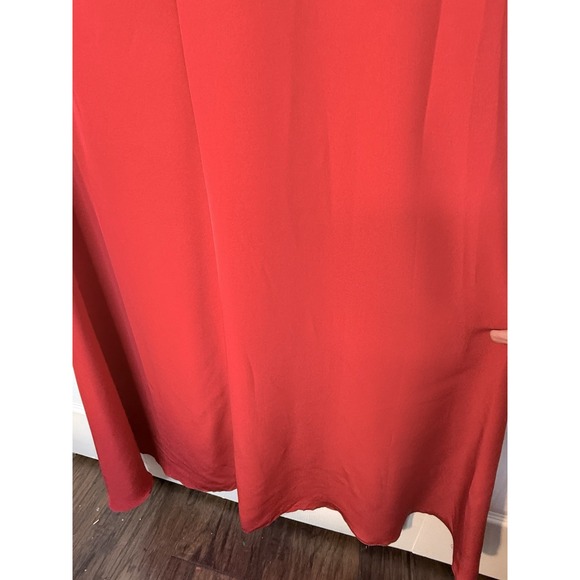 NWT Mac Duggal Formal Gown Evening Dress Rhinestone Cutout Red Size 8 A2360 FLAW - Picture 12 of 15